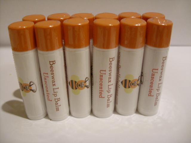 SAVE 40% - 12pk Beeswax Lip Balm Unscented 